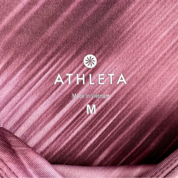 Athleta Pink Printed Leggings Size Medium - Picture 4 of 6